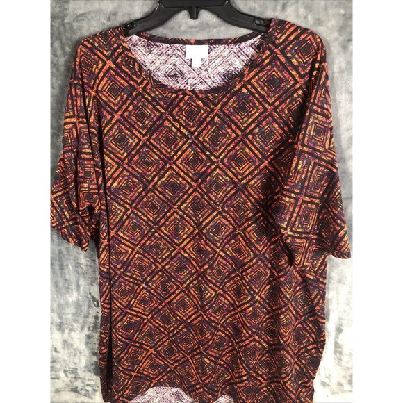 LuLaRoe Womens Shirt Short Sleeves Top Size Adult XL - Picture 6 of 13